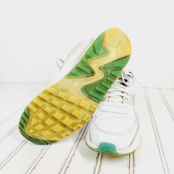 Nike Air Max 90 SE 2 White Platinum Tint Lace Up Sneakers A839 - Picture 9 of 12